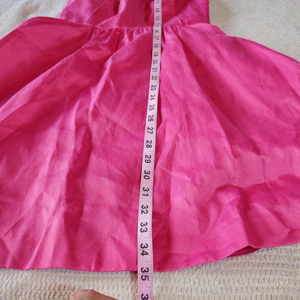 vineyard vines kentucky derby dress Pink Silk Blend Fit & Flare Sz XS Bust 32 - Picture 9 of 13